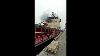 Ουκρανία: Τουρκικής Ιδιοκτησίας Πλοίο Χτυπήθηκε Από Πύραυλο στο Λιμάνι της Χερσώνας