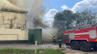 Πυρκαγιά σε Διυλιστήριο στο Κρασνοντάρ, Πιθανότατα από Ουκρανικό Drone