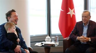 Ο Ερντογάν Ζήτησε Εργοστάσιο της Tesla στην Τουρκία από τον Μασκ (που πήγε με το γιο του)
