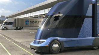 ΗΠΑ: Η Ναυτιλιακή Crowley και στην Στεριά με Ηλεκτρικά Φορτηγά