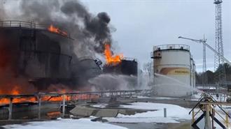 Oυκρανικά Drones Επιτέθηκαν σε Διυλιστήριο Πετρελαίου στη Ρωσική Περιφέρεια Καλούγκα