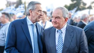 Πολιτική Κατεδάφιση του Μητσοτάκη από το δίδυμο Σαμαρά-Καραμανλή