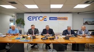 Συνάντηση Ν. Ταχιάου με τον διευθύνοντα σύμβουλο της ΕΡΓΟΣΕ Χρ. Παληό για τα σιδηροδρομικά έργα