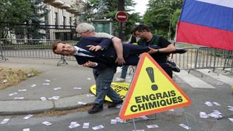 Γαλλία: Η Greenpeace Επέστρεψε το Κέρινο Ομοίωμα του Μακρόν!