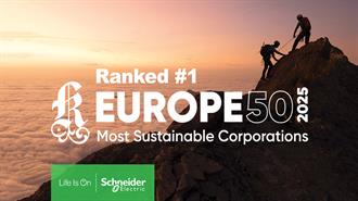 Schneider Electric: Νέα Αναγνώριση για τη Schneider Electric - Ανακηρύχθηκε ως η Πιο Βιώσιμη Εταιρεία στην Ευρώπη Από την Corporate Knights