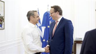 Συνάντηση Μητσοτάκη με τον CEO της RWE για Επενδύσεις Ηλιακής Ενέργειας σε Δυτική και Κεντρ. Μακεδονία