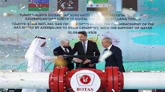 Kilis-Aleppo Natural Gas Pipeline Opened: Gas Flow from Turkey to Syria Started