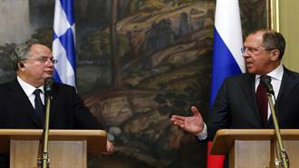 Ιδιαίτερα Θερμό το Κλίμα στη Συνάντηση Νίκου Κοτζιά - Σεργκέι Λαβρόφ