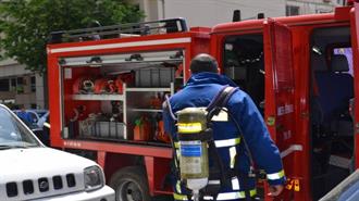 Νεκρός Από Πυρκαγιά σε Εργοστάσιο Χρωμάτων στη Θεσσαλονίκη